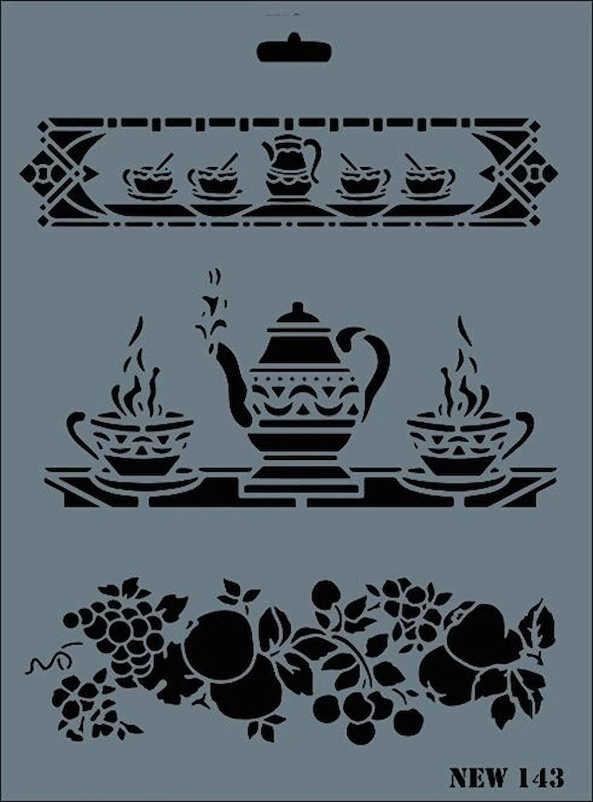 Supertrend Stencil Boyama Şablonu 25x35 cm. NEW-143