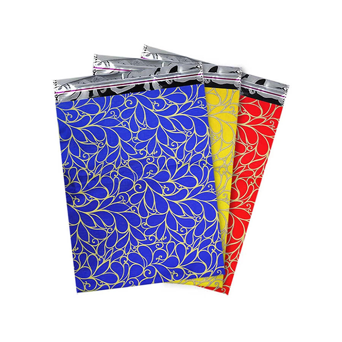 Desenli Lüks Metalize Poşet 30x45