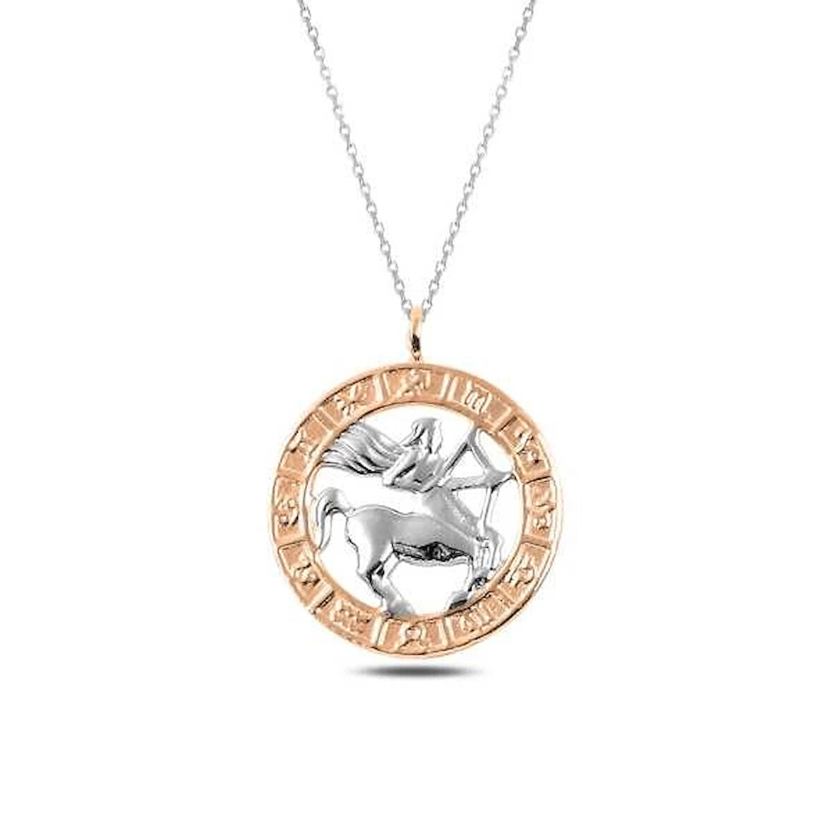 Supertrend ​gümüş Rose Yay Burcu Kolye