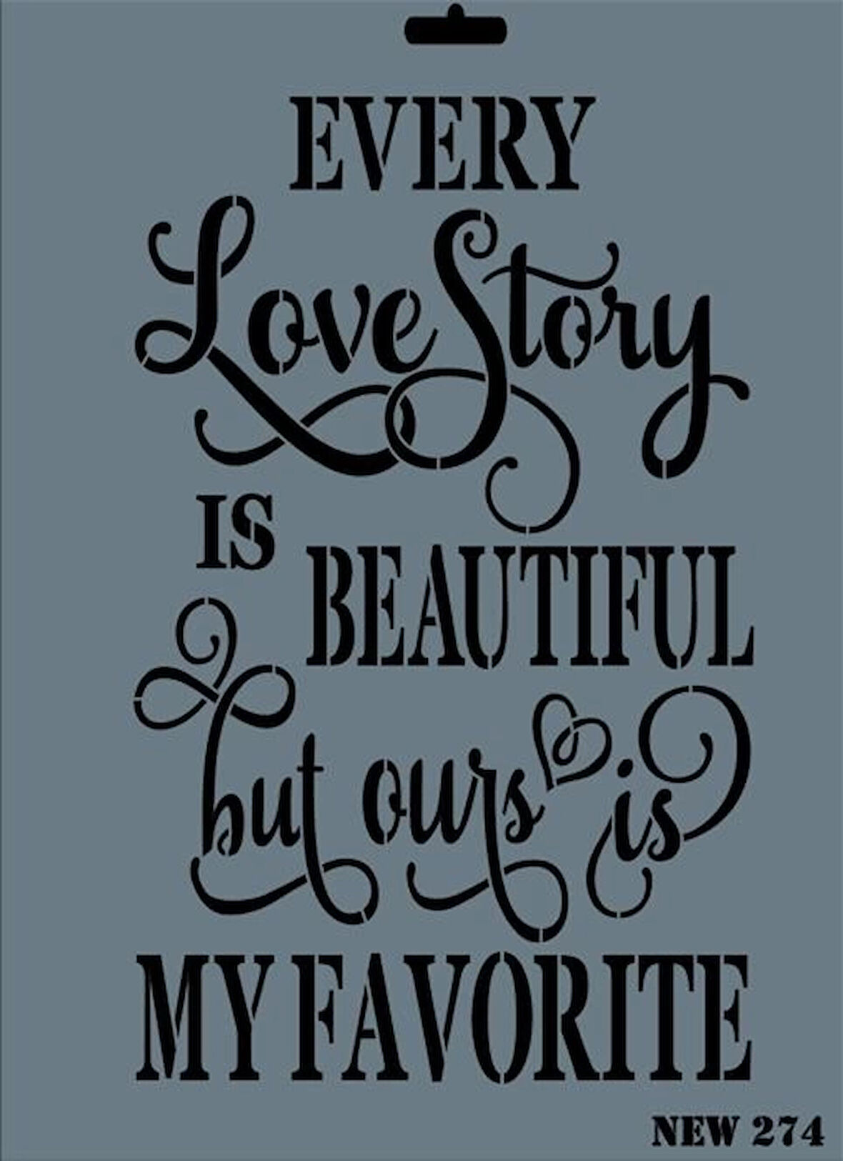 Supertrend Stencil Boyama Şablonu 25x35 cm. NEW-274