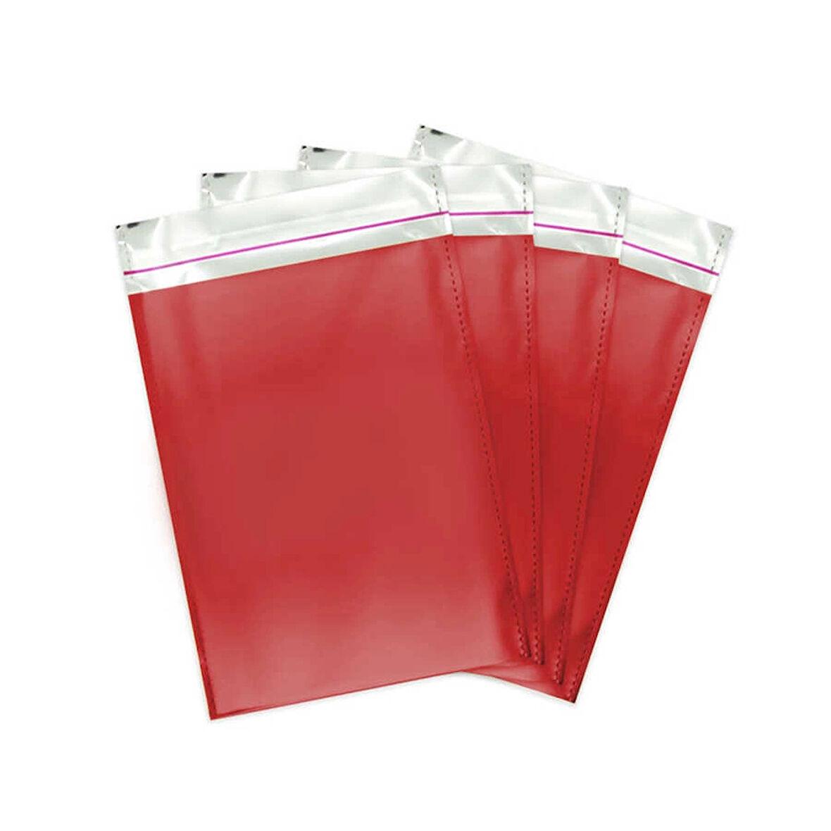 Kırmızı Metalize Poşet 20x25