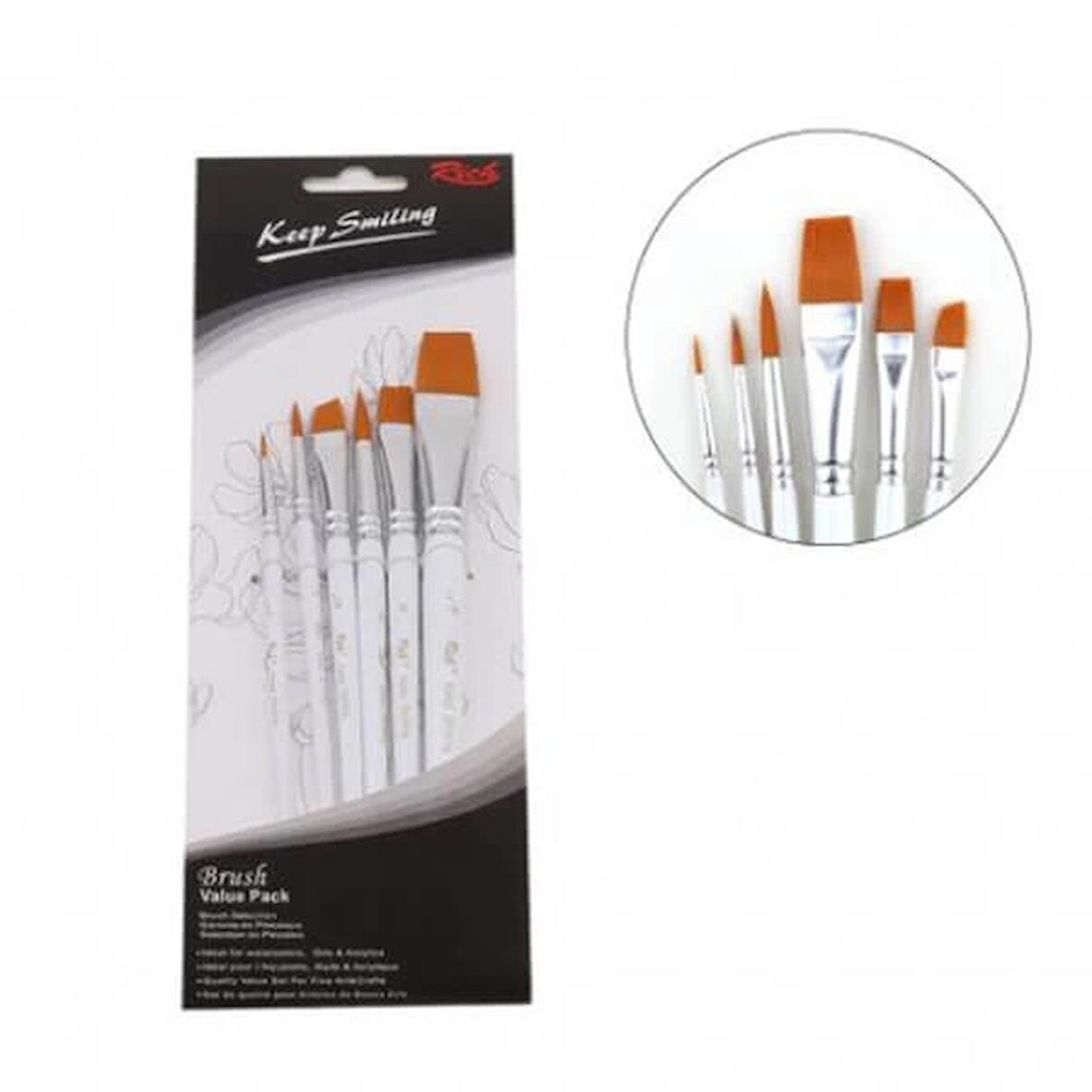 Supertrend SET:7 Keep Smile Fırça Seti 6'lı (SET7:01275)