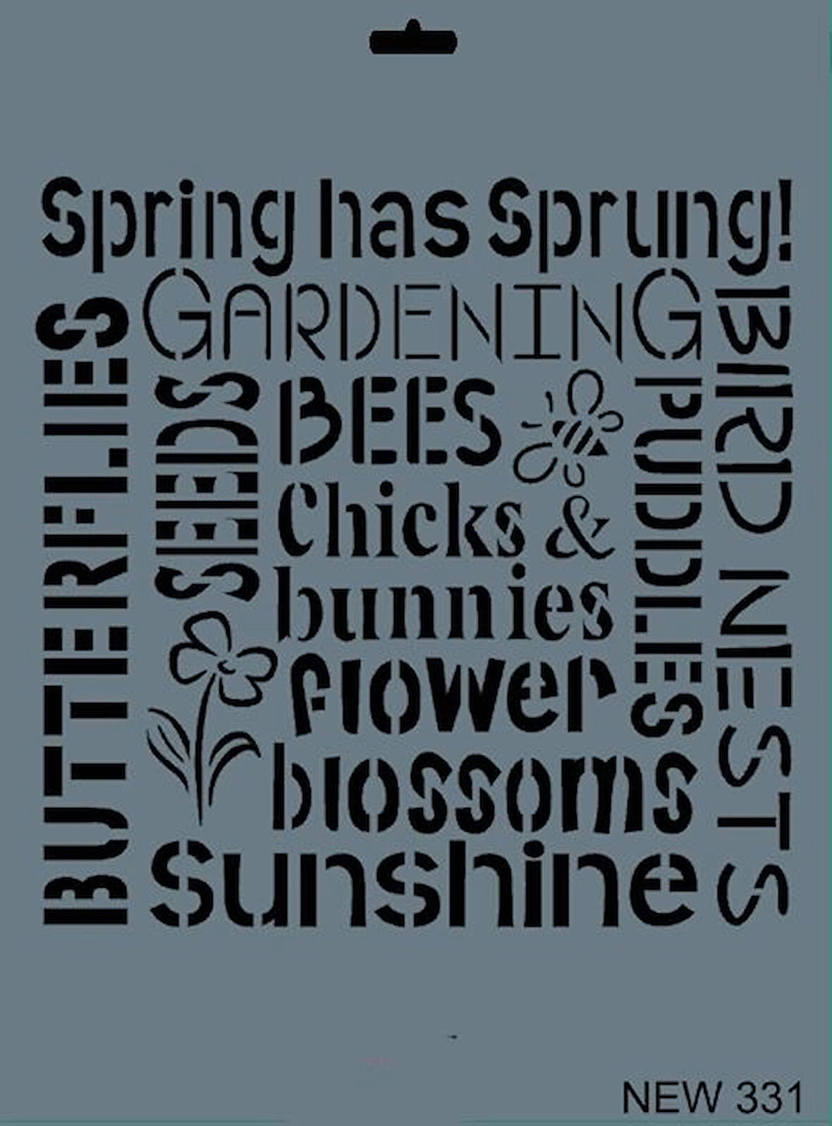 Supertrend Stencil Boyama Şablonu 25x35 cm. NEW-331