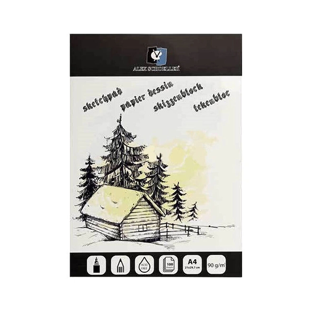 Supertrend Jumbo Eskiz Çizim Defteri 90 gr. A4 100 yp.