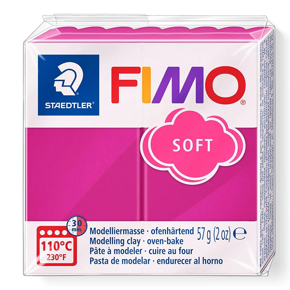 Supertrend Fimo Soft Polimer Kil 22 Raspberry
