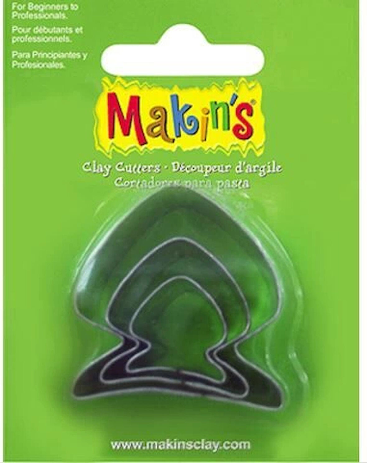 Makin's Clay Polimer Kil Kesme Kalıbı 3 Parça Balık