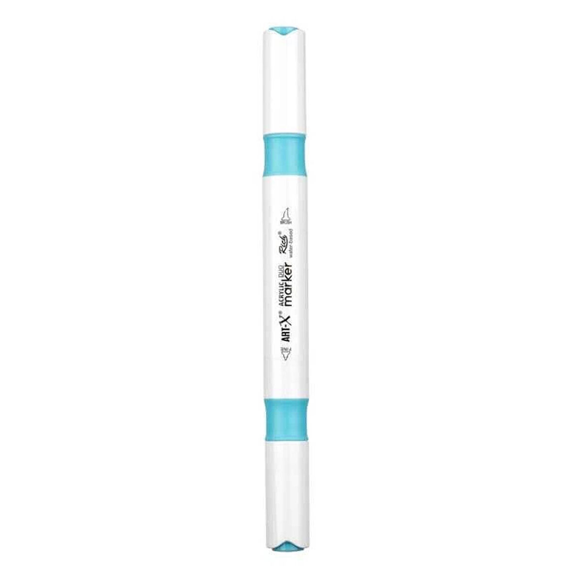 Supertrend Supertrend Acrylic Duo Marker Çift Uçlu Su Bazlı Boyama Markörü No:148 Bebek Mavi