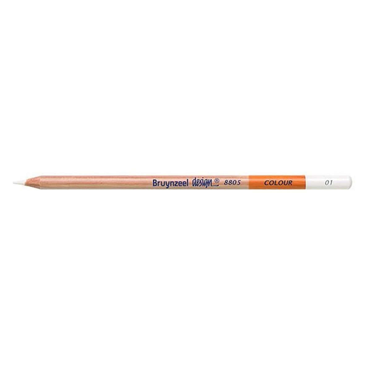 Bruynzeel Design Colour Pencils Kuru Boya Kalemi 01 White