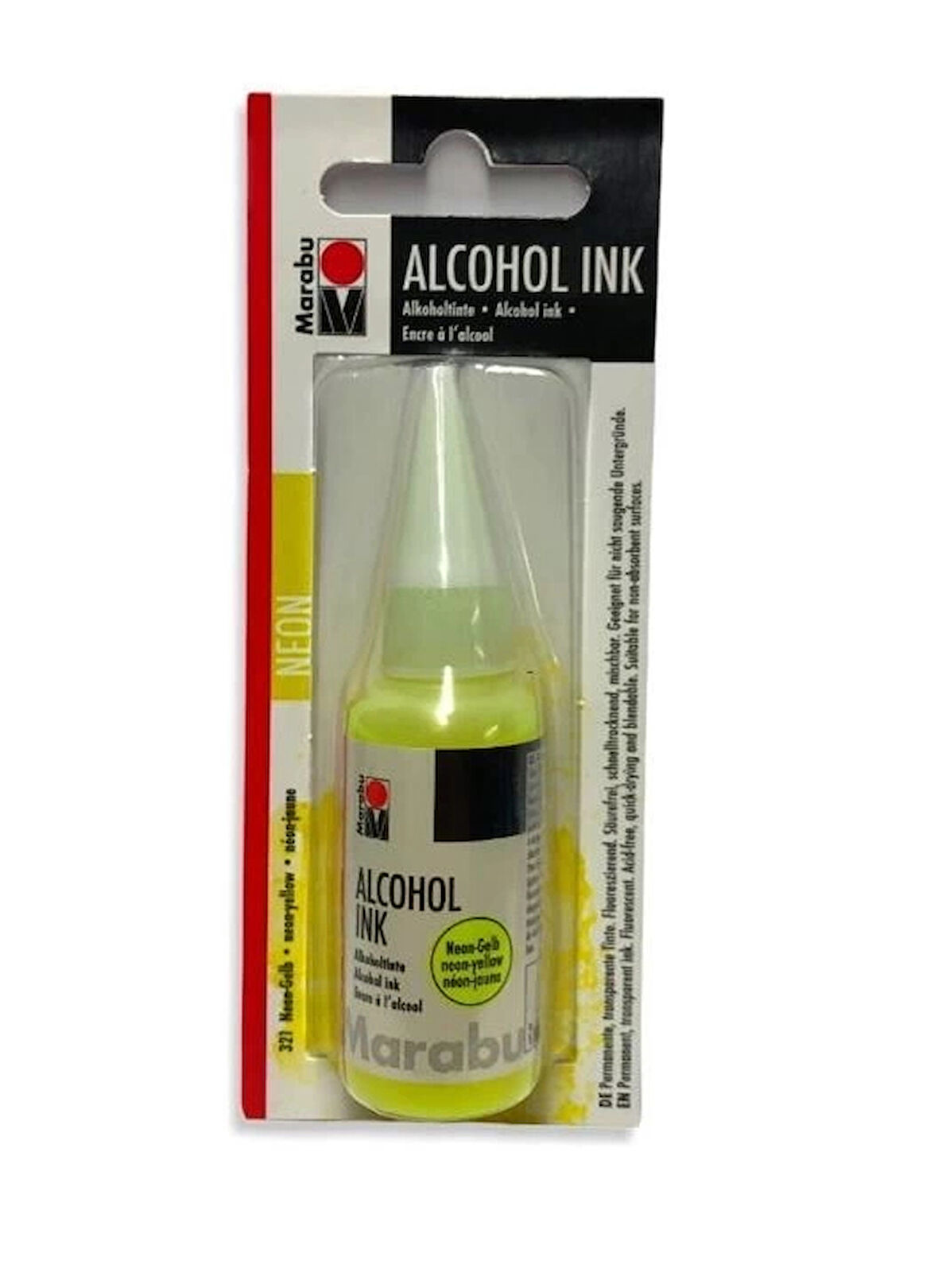Supertrend Alcohol Ink Alkol Bazlı Mürekkep 20 ml. Neon Yellow