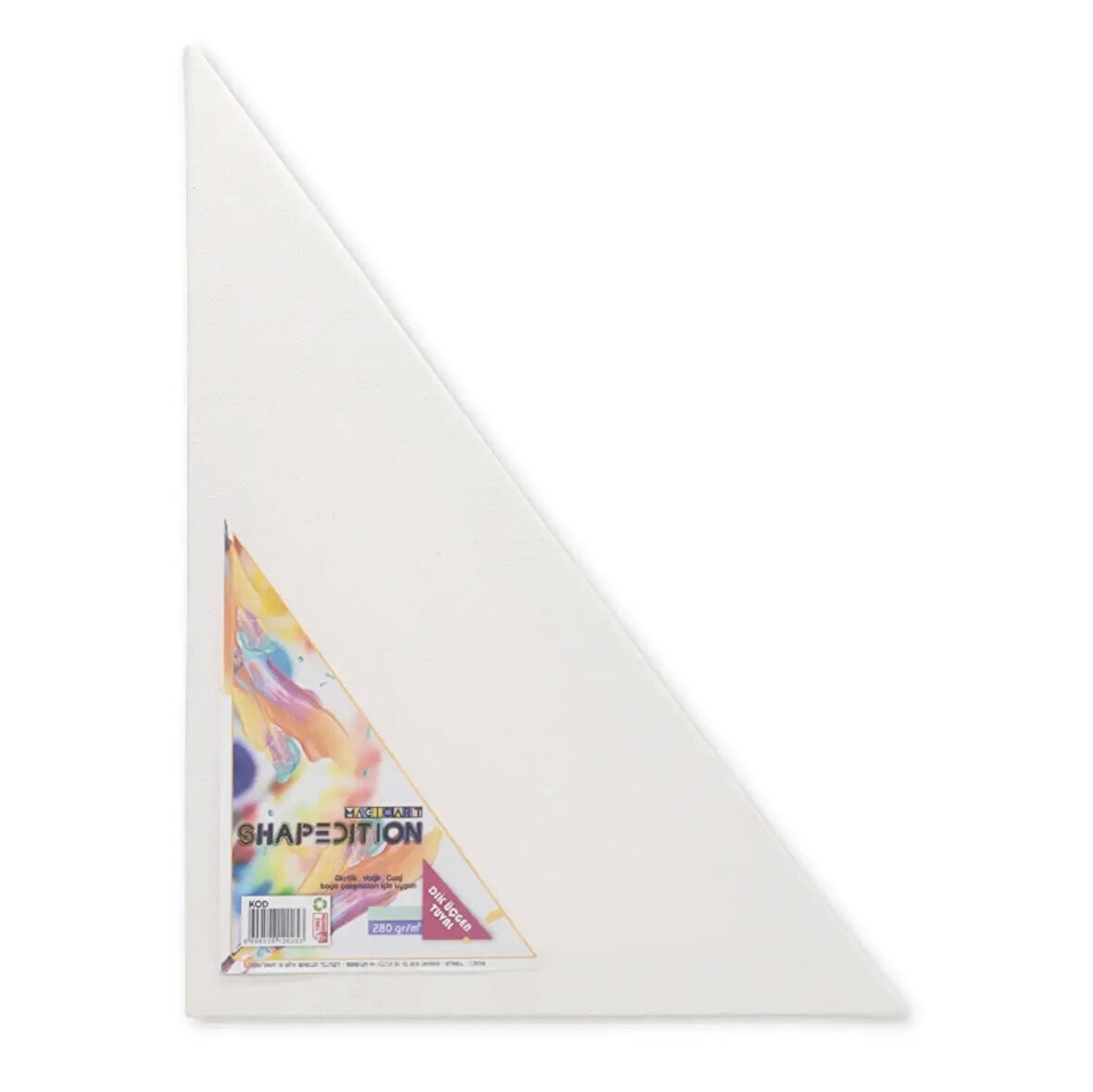 Supertrend Shapedition Dik Üçgen Tuval 30x22 cm.