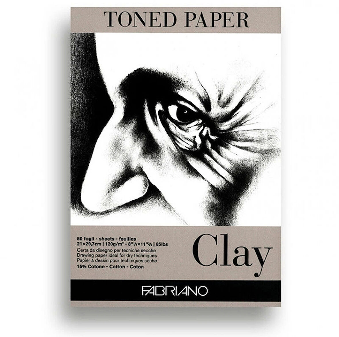 Supertrend Toned Paper Clay Eskiz Çizim Defteri Kil Rengi 120 gr. A4 50 yaprak