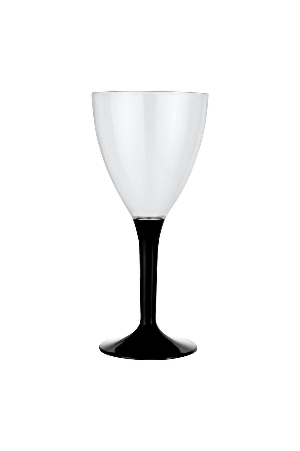 Supertrend Plastik Siyah Ayaklı Kadeh 150cc 10lu