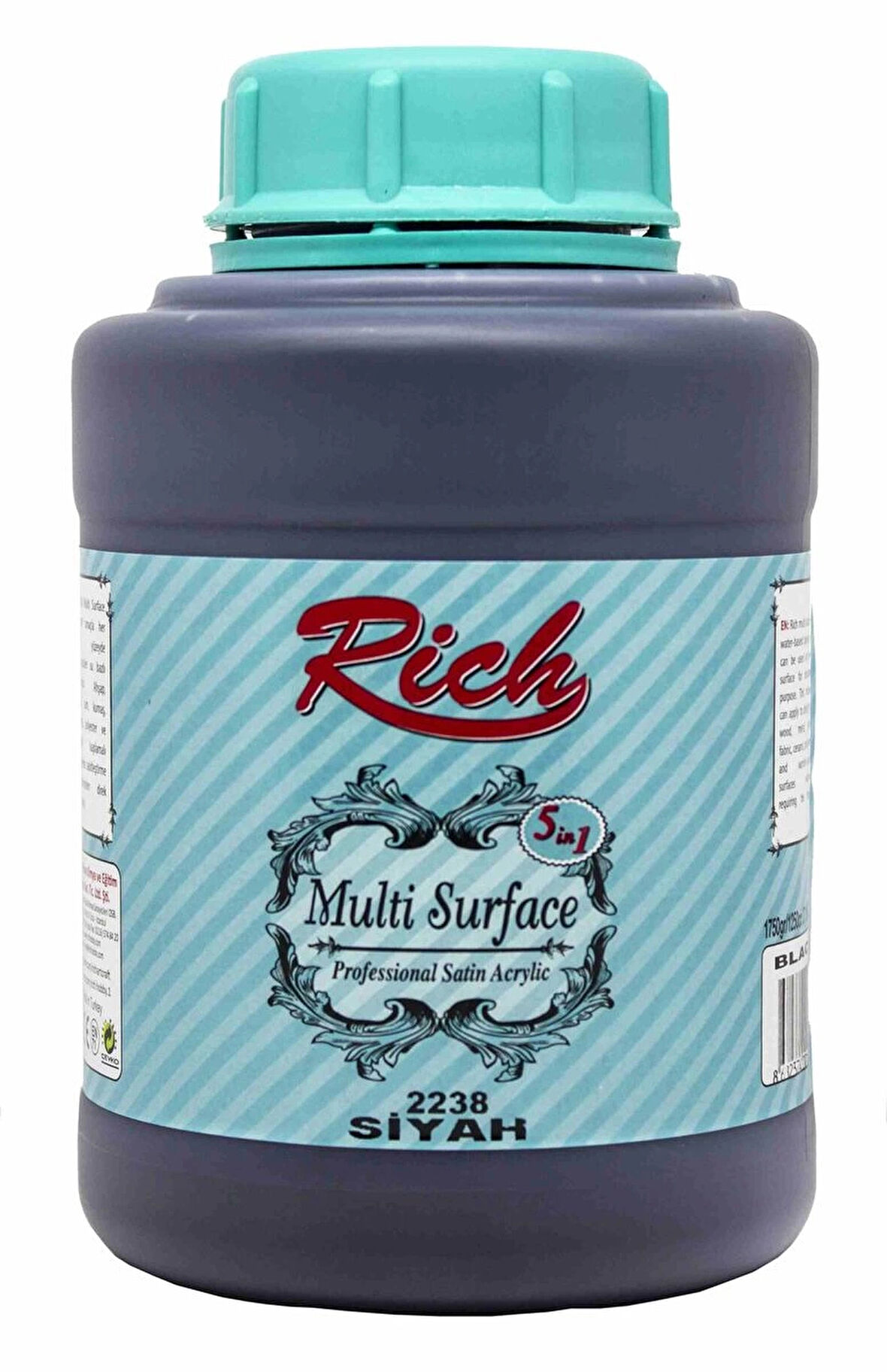 Supertrend Multi Surface Her Yüzey İçin Akrilik Boya 1750 gr. 2238 SİYAH