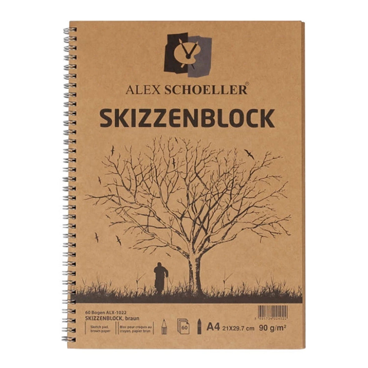 Supertrend Supertrendt Eskiz Çizim Defteri A4 Yandan Spiralli 90 gr. 60 yaprak