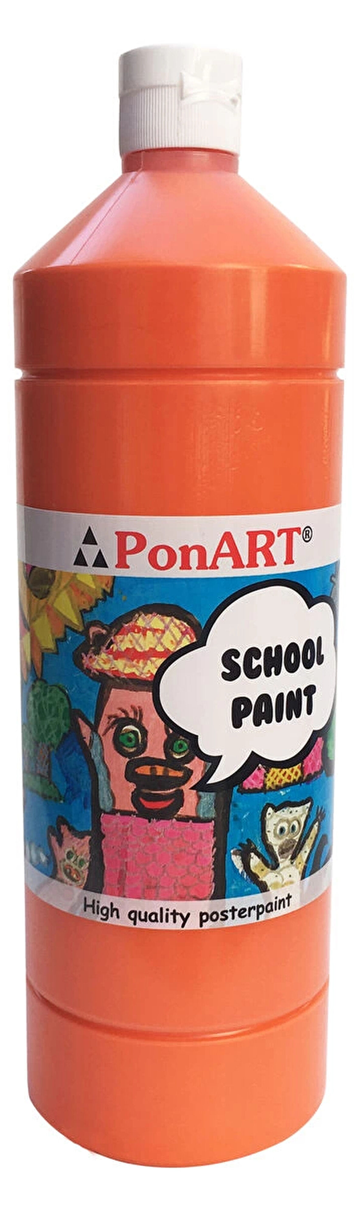 Supertrend School Paint Tempera Boya 1000 ml. PSP-2206 TURUNCU