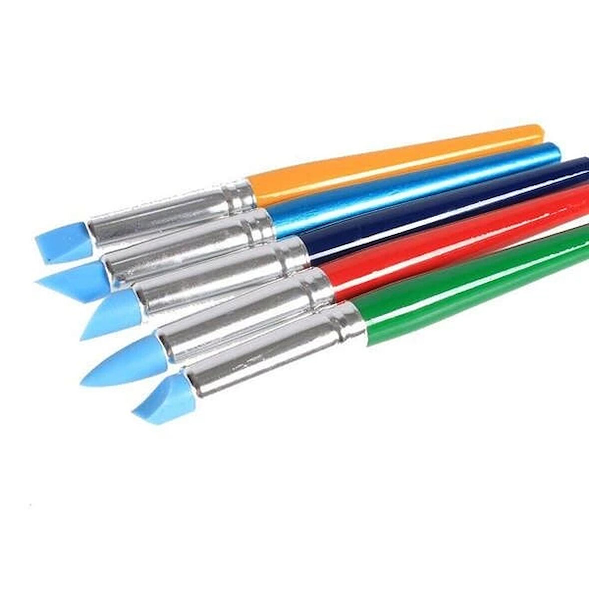 Kalın Silikon Uçlu Fırça Seti 5'li