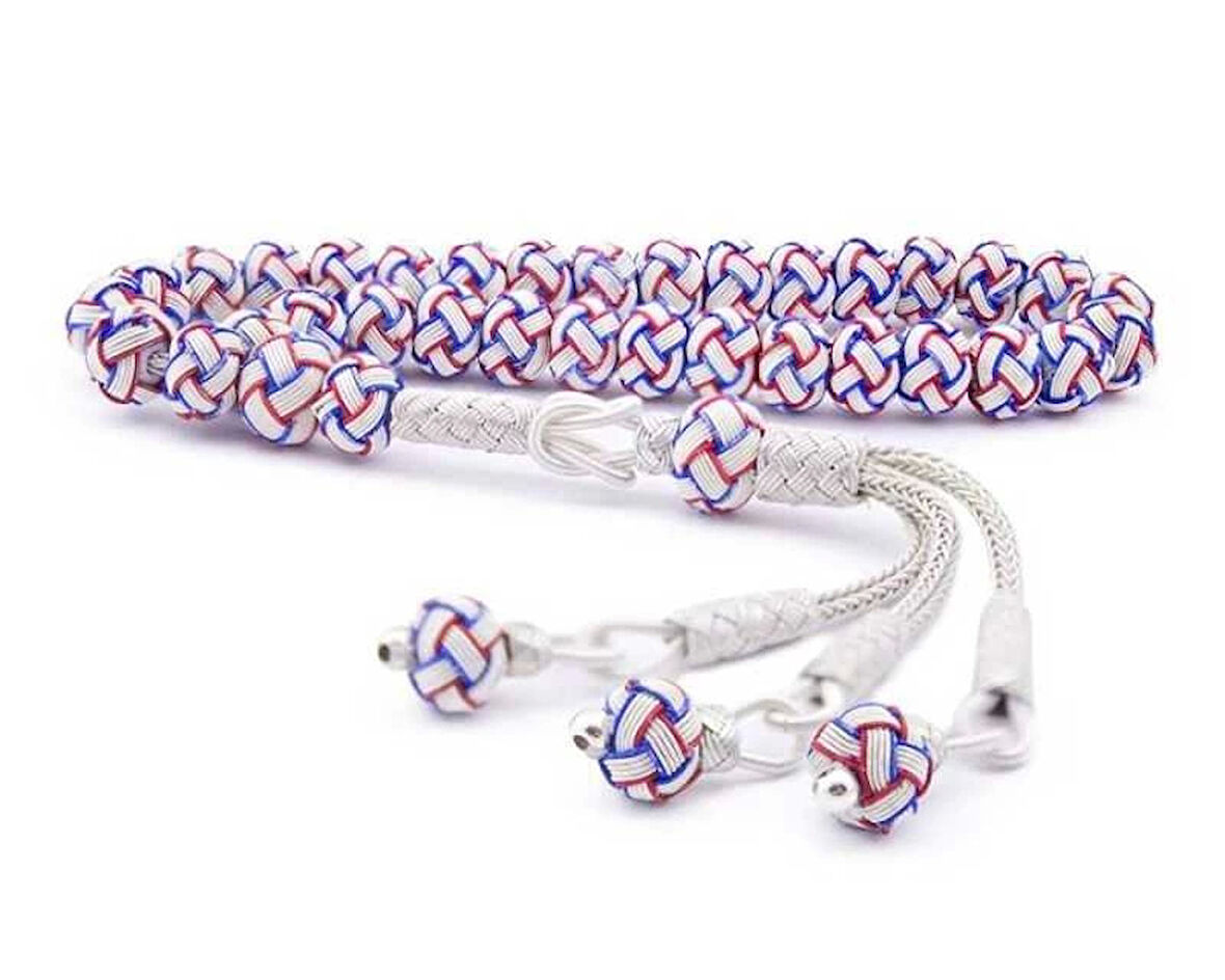 Supertrend Mavi Kırmızı Beyaz Gümüş Trabzon Kazaziye Tesbih