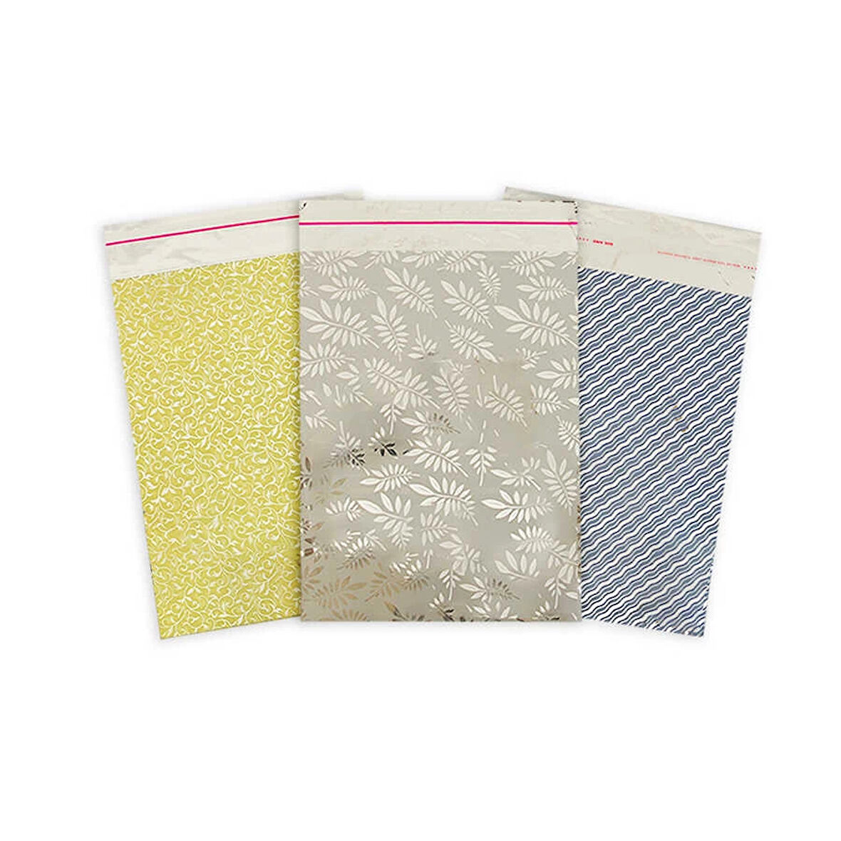 Desenli Metalize Poşet 12x17