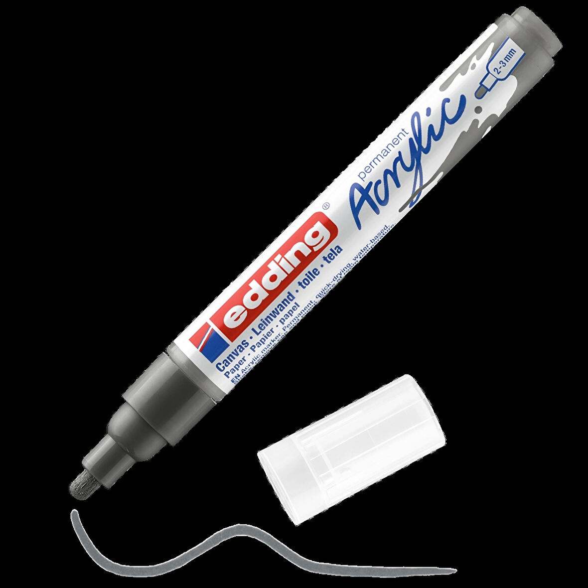 Supertrend 5100 Akrilik Boyama Markörü 2-3 mm ANTRASİT