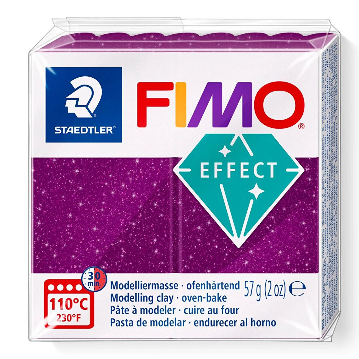 Supertrend Fimo Effect Polimer Kil 602 Galaxy Purple