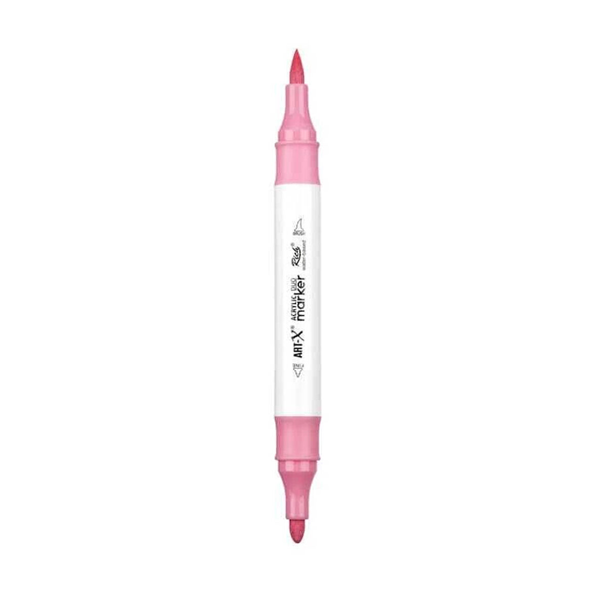 Supertrend Supertrend Acrylic Duo Marker Çift Uçlu Su Bazlı Boyama Markörü No:25 Pastel Pembe