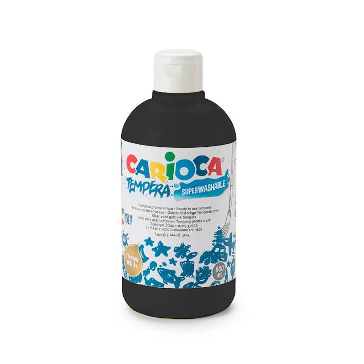 Supertrend Tempera Yıkanabilir Poster Boya 500 ml. SİYAH