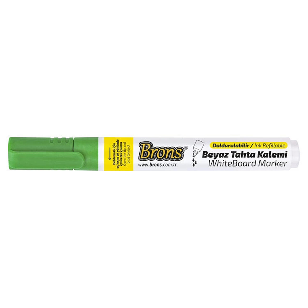 Supertrend Doldurulabilir Tahta Kalemi Yeşil