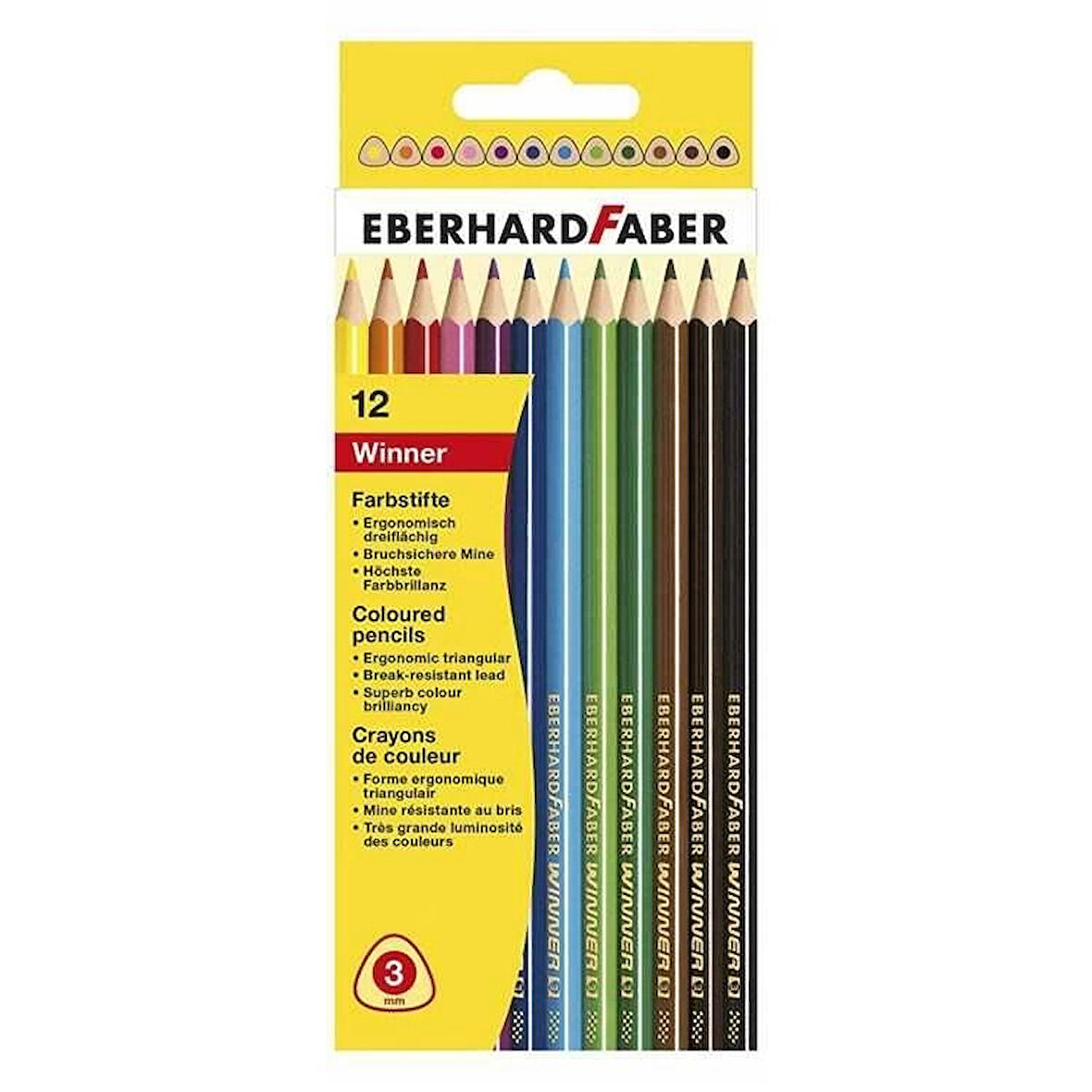 Supertrend Winner Üçgen Kuru Boya 12 Renk