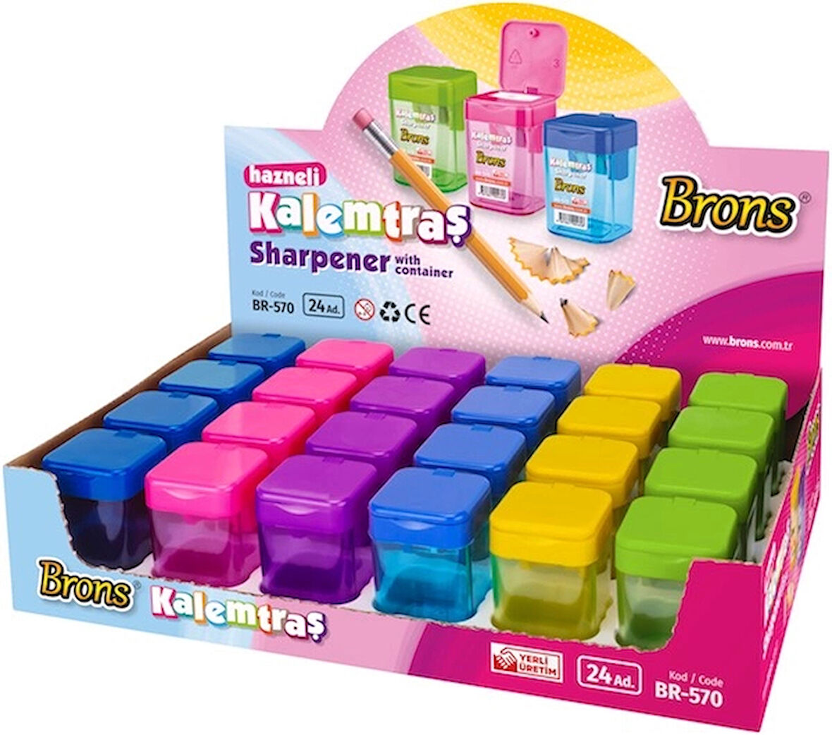 Supertrend Çift Supertrendkli Hazneli Kare Kalemtraş