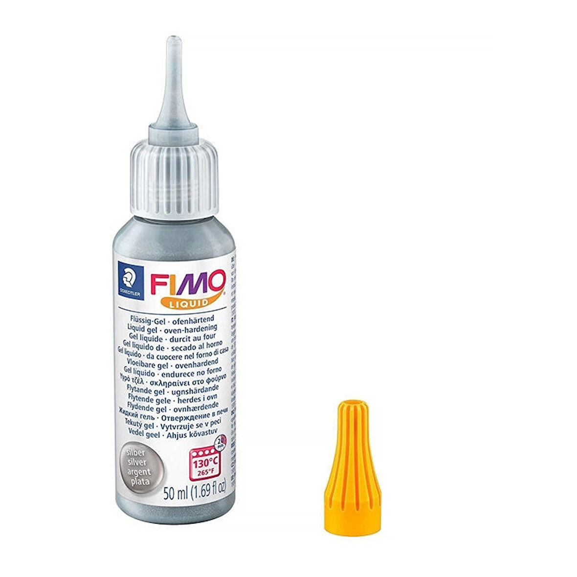 Supertrend Fimo Liquid Deco Gel (Sıvı Fimo-Yapıştırıcı) 50 ml. GÜMÜŞ