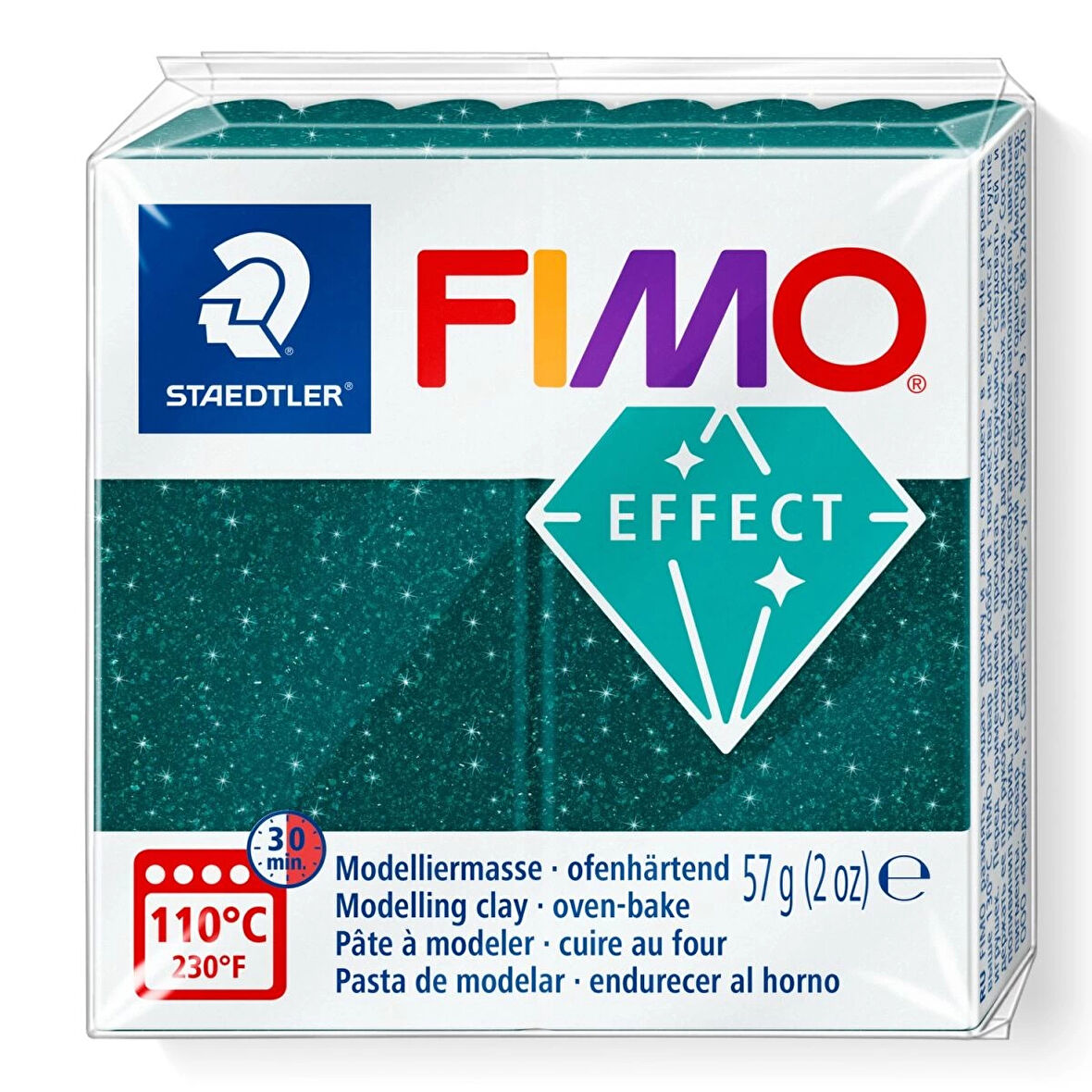 Supertrend Fimo Effect Polimer Kil 562 Galaxy Green