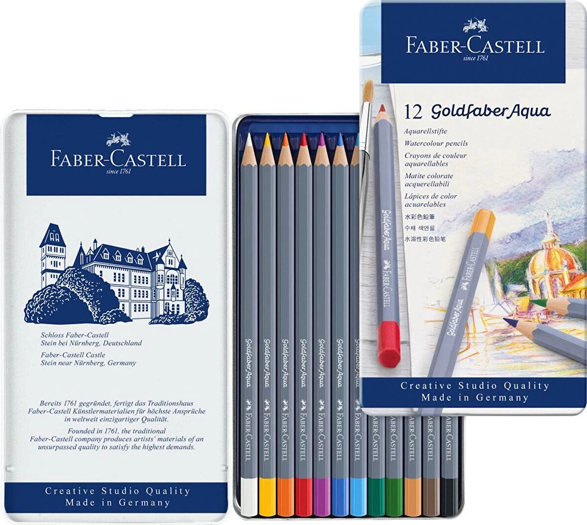 Supertrend Goldfaber Aquarell Boya Kalemi Seti 12 Renk