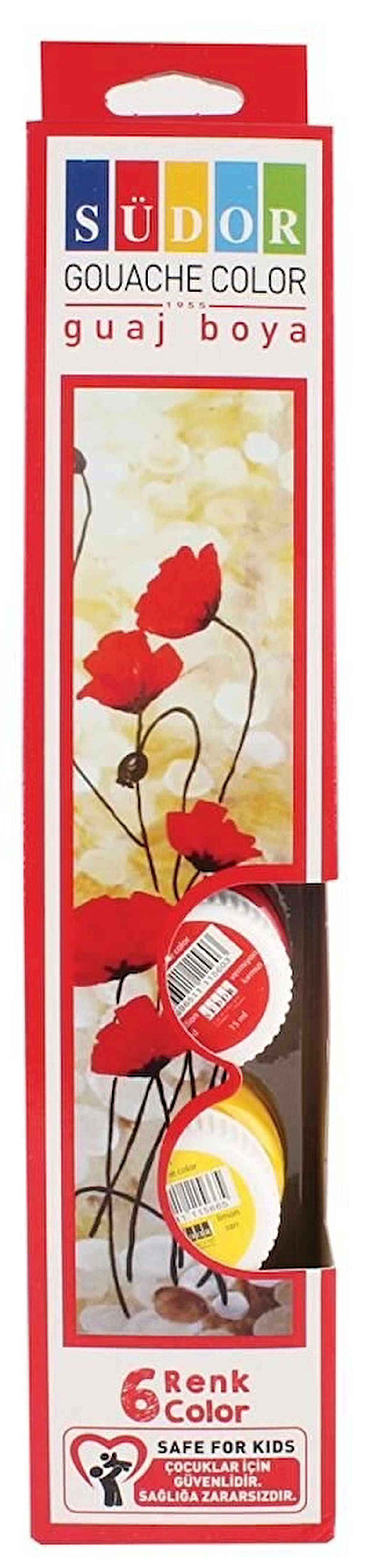 Supertrend Guaj Boya Seti 6 Renk x 15 ml. Şişe