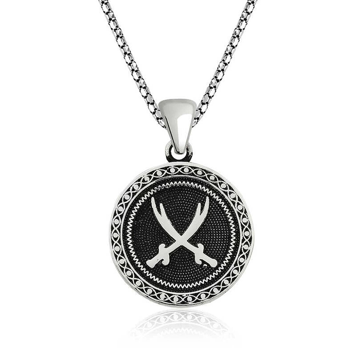 Supertrend ​gümüş Zülfikar Kılıcı Desenli Kolye