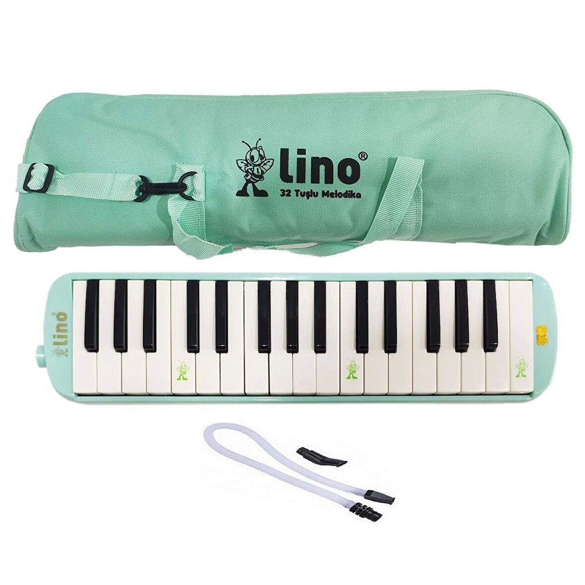 Supertrend Melodika 32 Tuşlu Bez Çantalı PASTEL YEŞİL