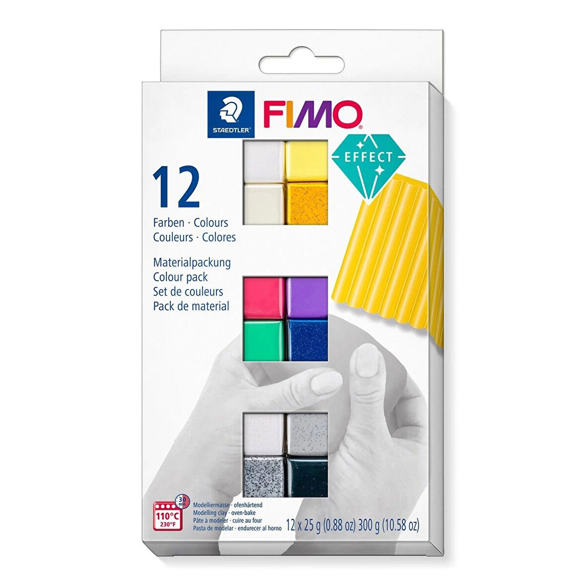 Supertrend Fimo Effect Polimer Kil Seti 12 Renk x 25 gr.