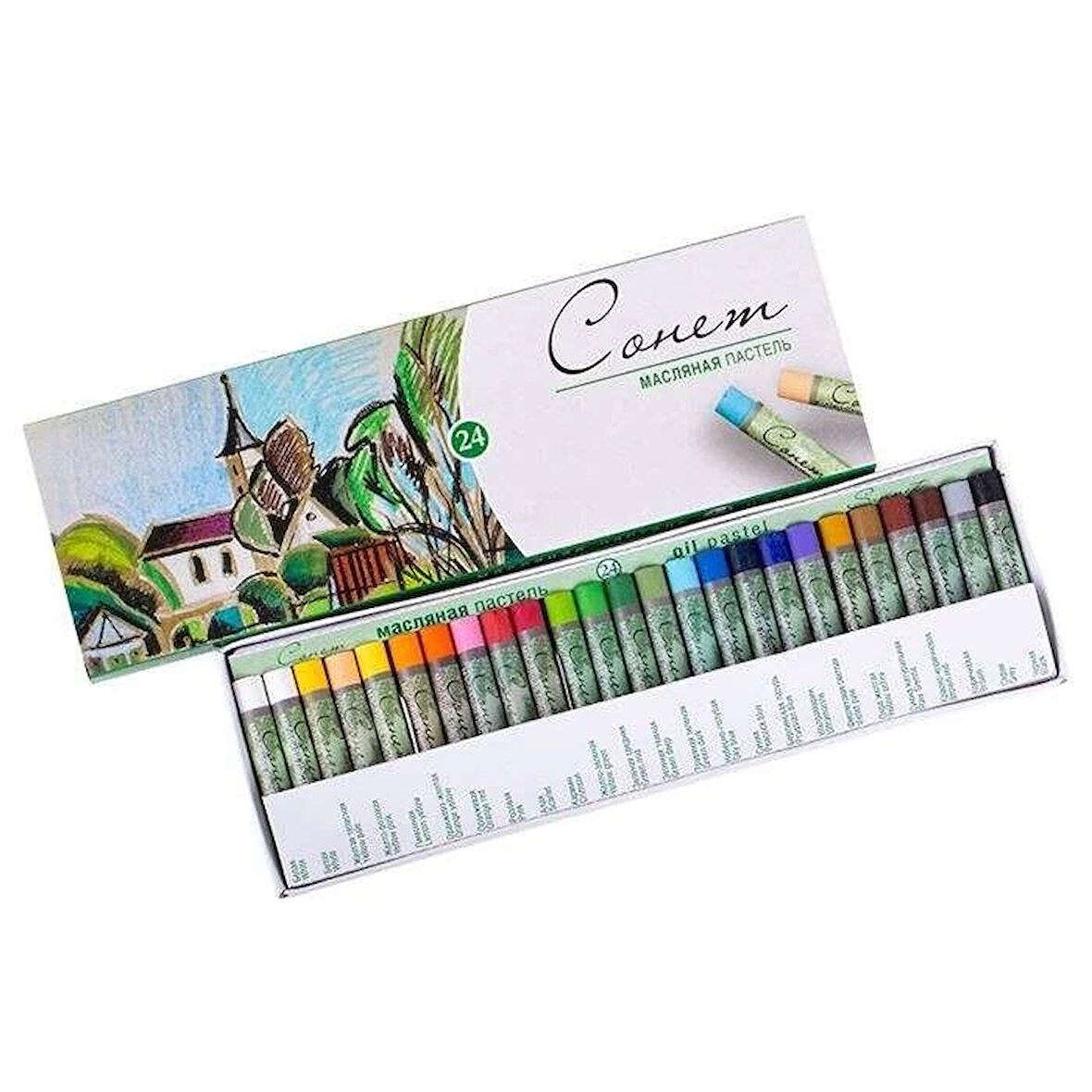 Supertrend Sonnet Yağlı Pastel Boya Seti 24 Renk