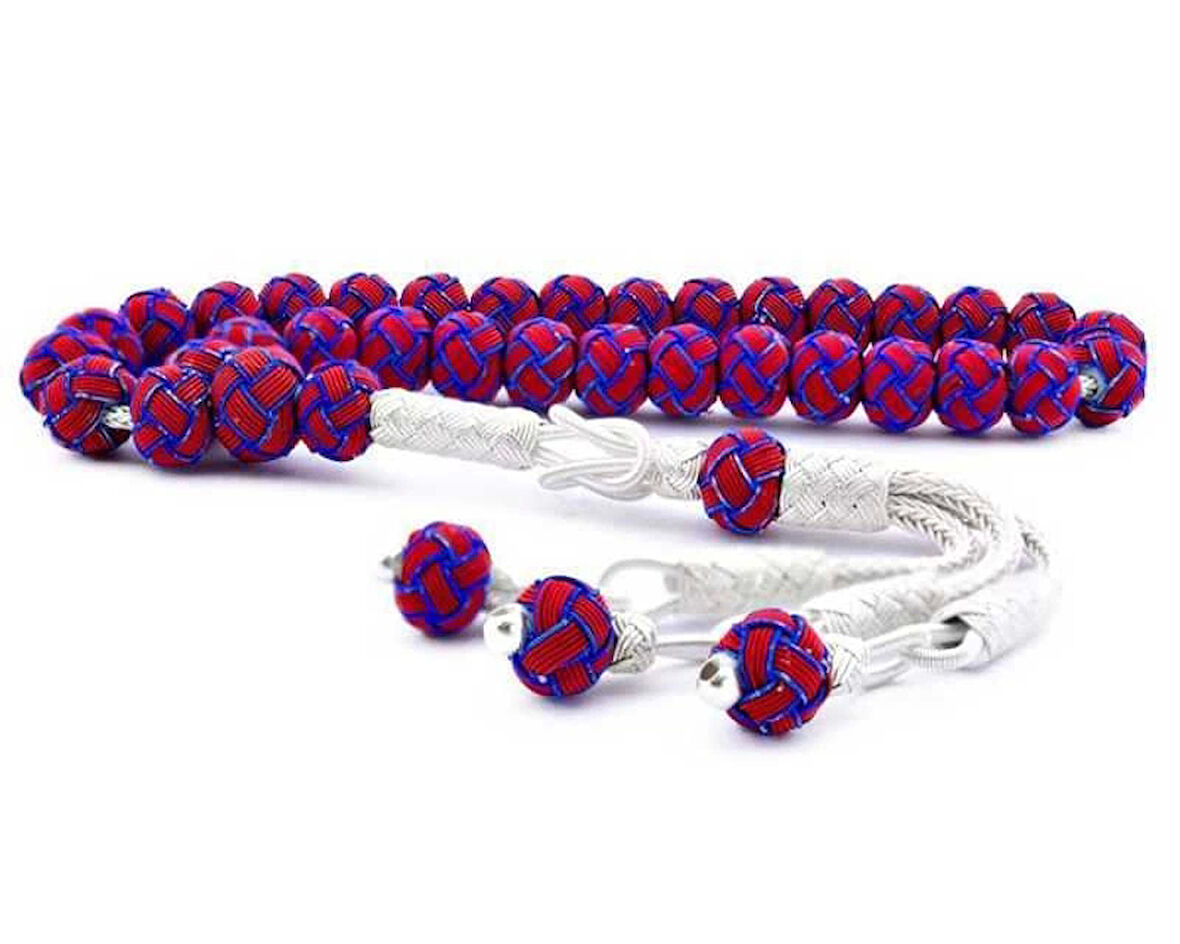 Supertrend Gümüş Bordo Mavi Trabzon Kazaziye Tesbih