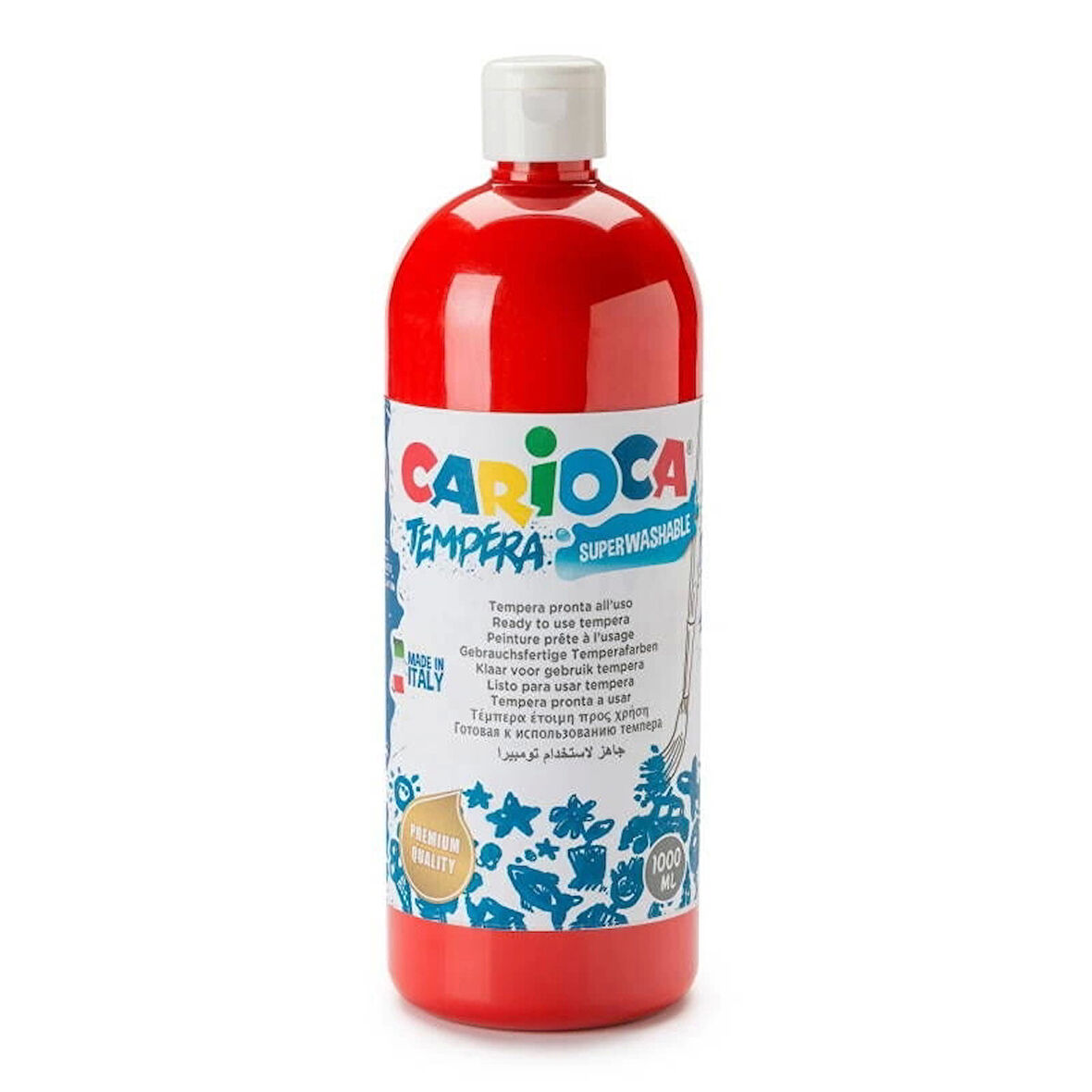Supertrend Tempera Yıkanabilir Poster Boya 1000 ml. KIRMIZI