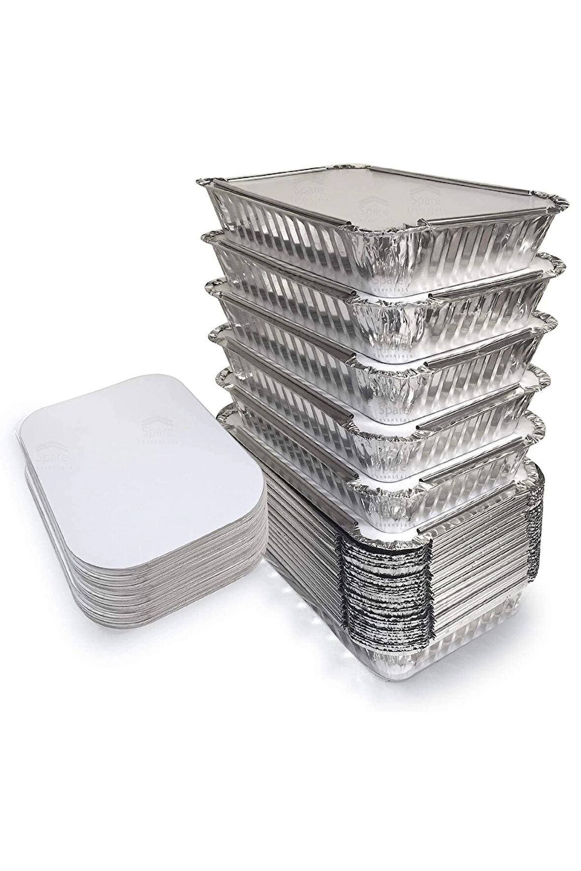 Supertrend 1500gr Dikdörtgen Alüminyum Kap Ve Kapak Seti 100lü