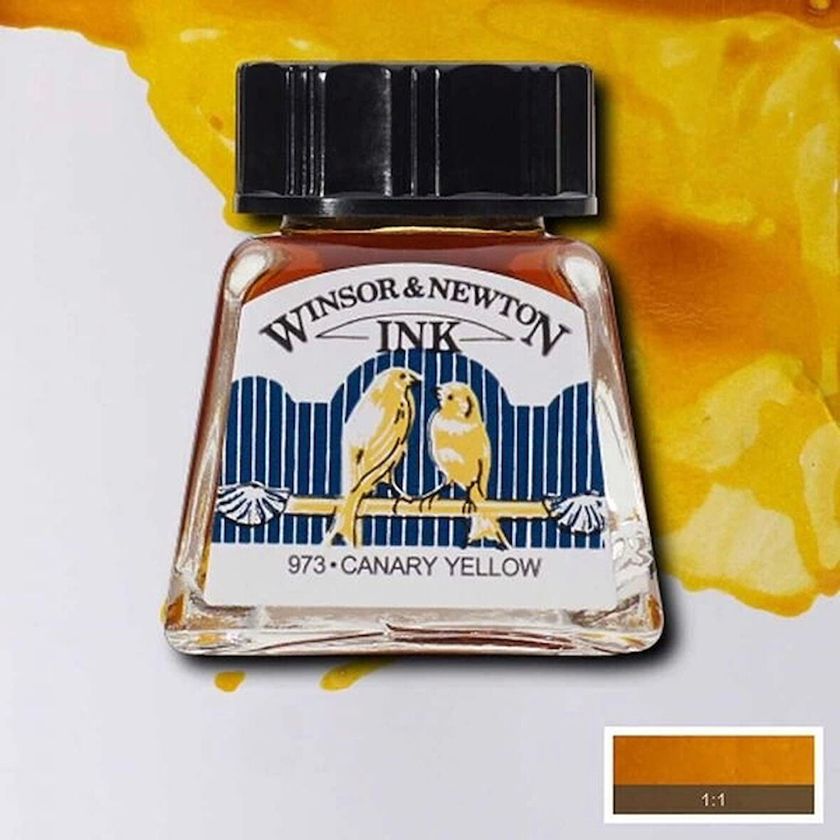 Supertrend Drawing Ink Çizim Mürekkebi 14 ml. 123 Canary Yellow