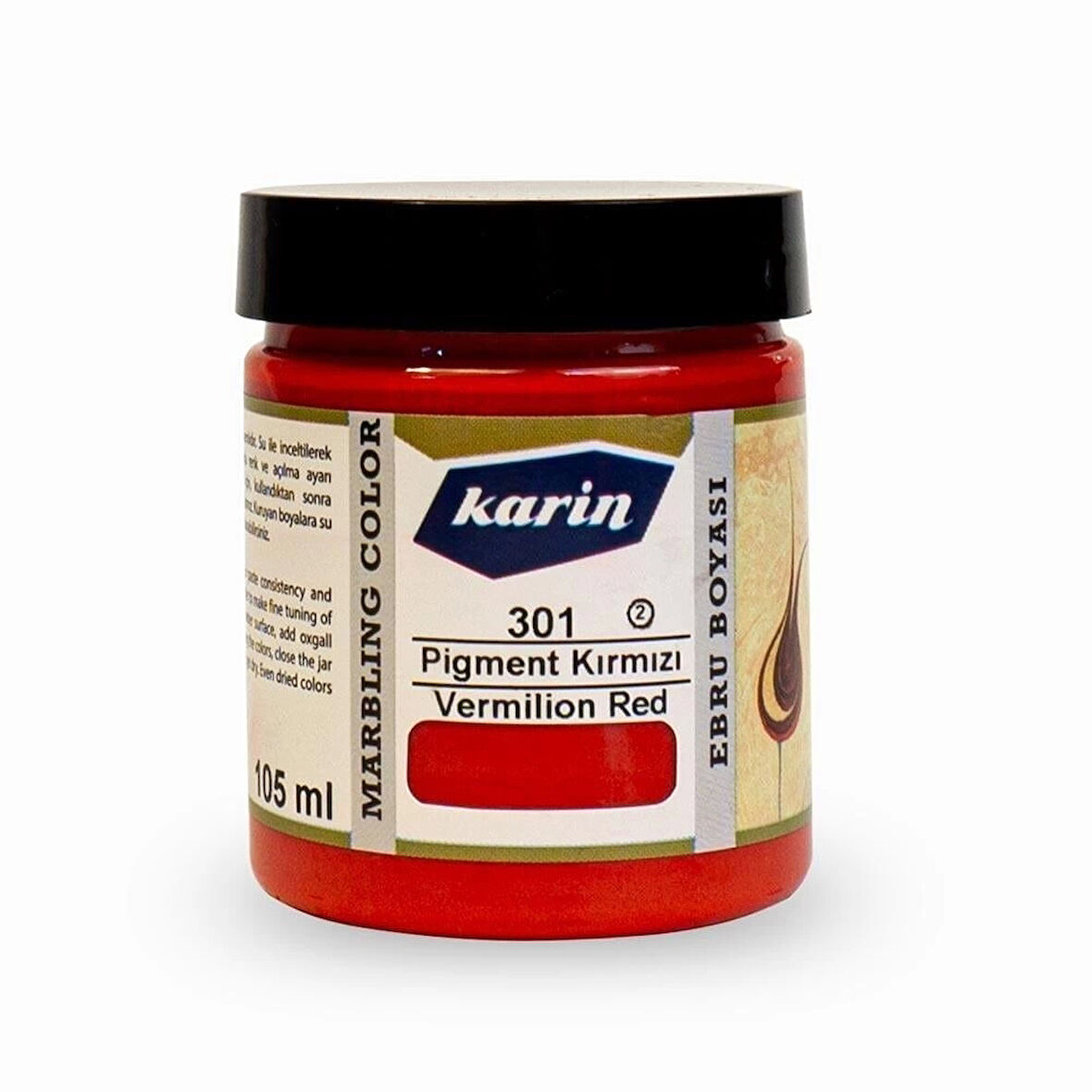 Supertrend Ebru Boyası 105 ml. 301 Pigment Kırmızı