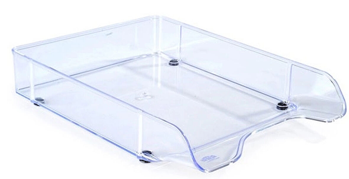 Supertrend Şeffaf Plastik Evrak Rafı Tekli