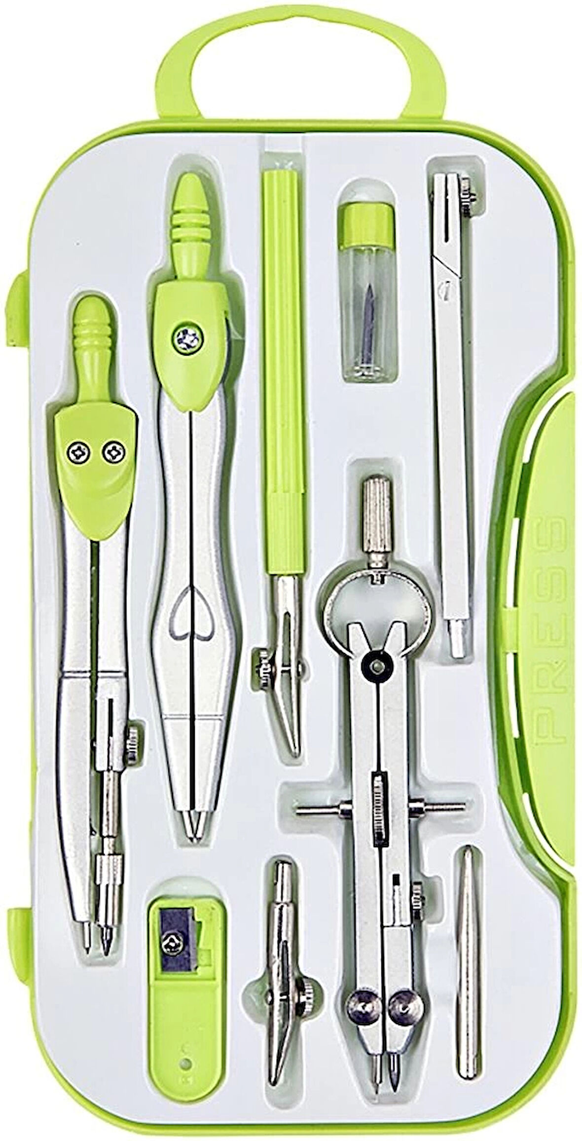 Supertrend Trilinli Metal Pergel Seti YEŞİL