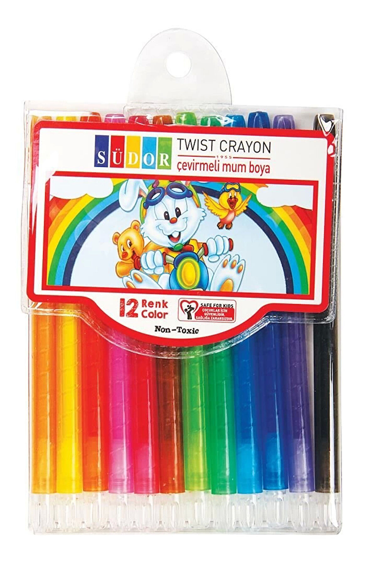 Supertrend Çevirmeli Mum Boya 12 Renk