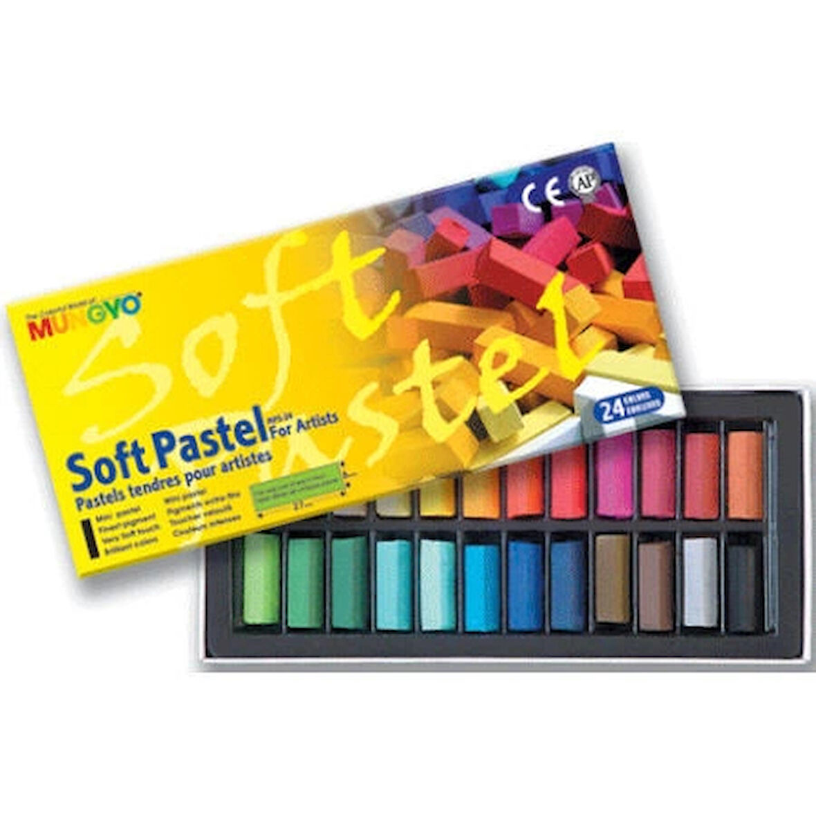 Supertrend Gallery Artists' Soft Toz Pastel Boya Seti 24 Renk Yarım Boy