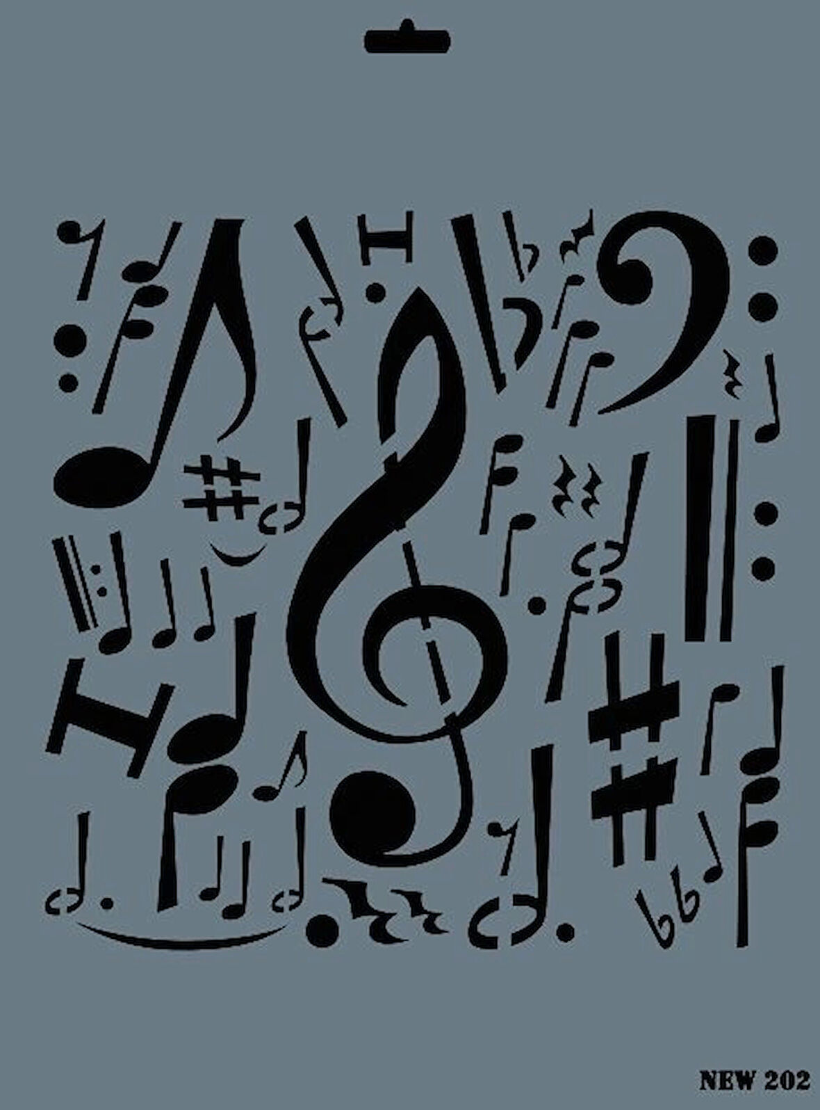 Supertrend Stencil Boyama Şablonu 25x35 cm. NEW-202