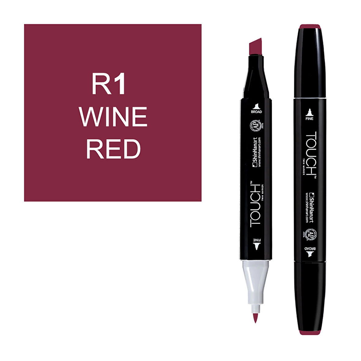Touch Twin Marker Çizim Kalemi R1 Wine Red