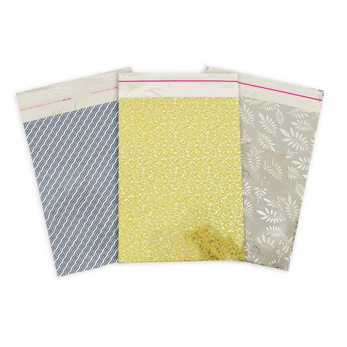 Desenli Metalize Poşet 15x25