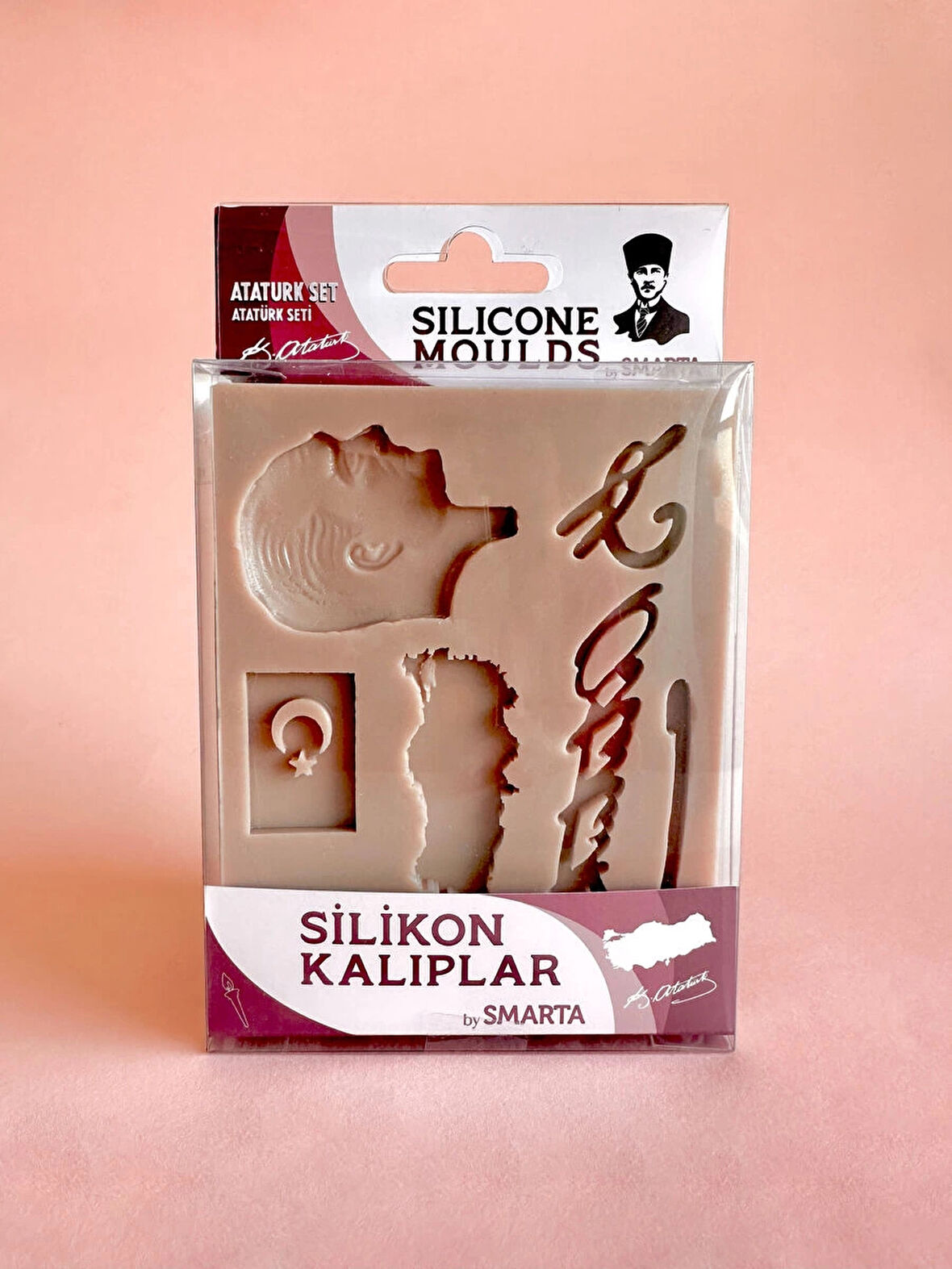 Supertrend Silicone Moulds Silikon Epoksi ve Polimer Kil Kalıbı ATATURK SET